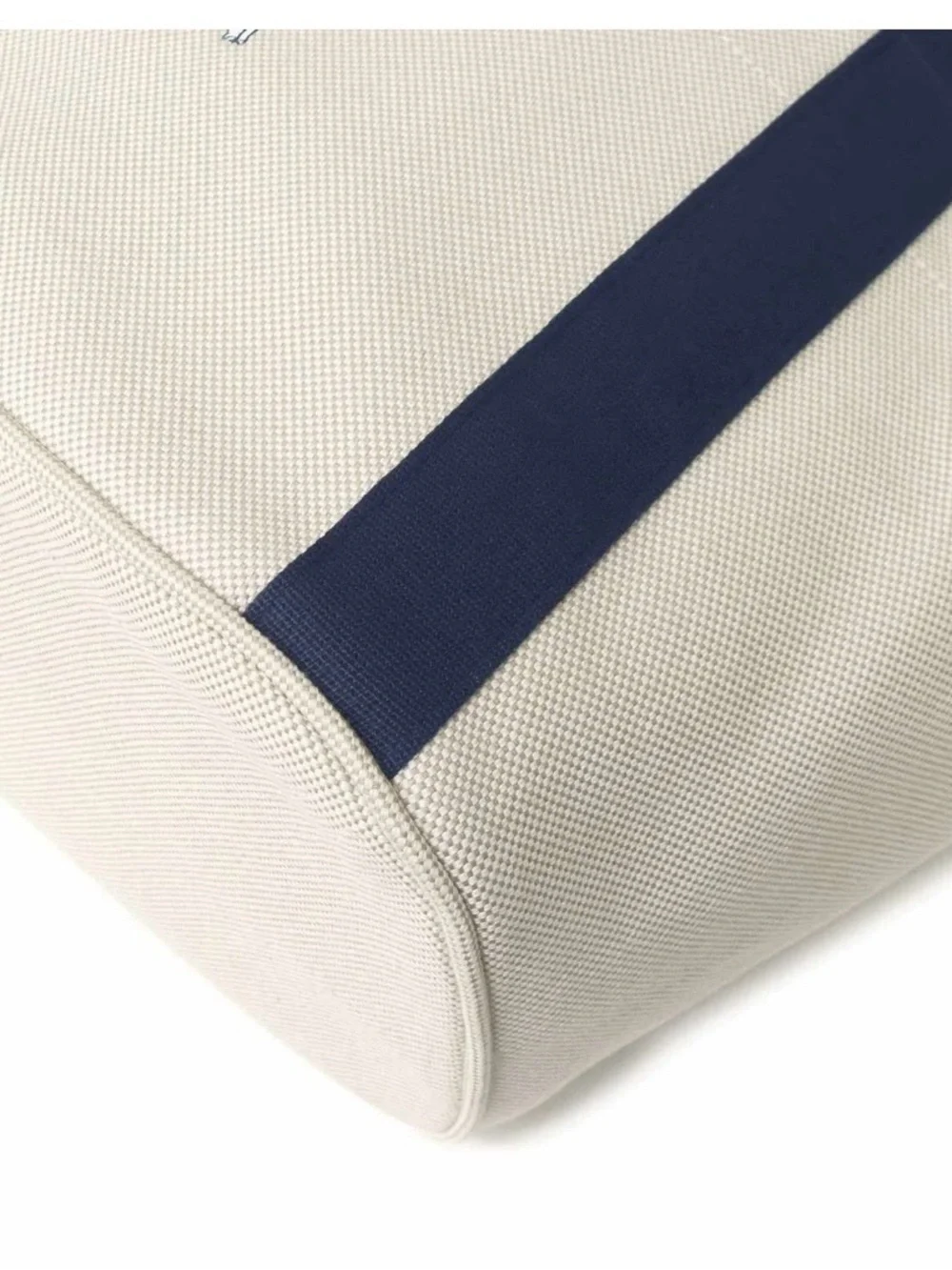 Hermes Cabriole Tote Diaper Nappy Bag Toile H Canvas Beige Blue Gris Perle